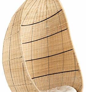 Cocoon Wicker Natural Color Hanging Swing Chair