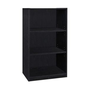 Simple Home 3-Tier Adjustable Shelf Bookcase