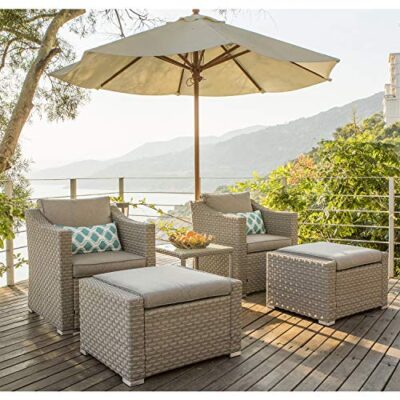 COSIEST 5-Piece Outdoor Furniture Lounge Set