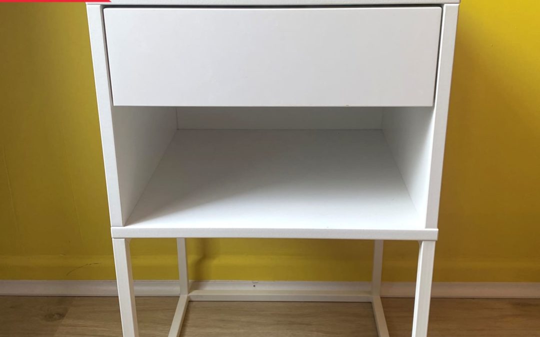B&A: A Few Basic Changes and About $42 Make This IKEA Nightstand Unrecognizable