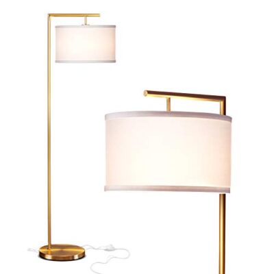 Brightech Montage Modern Antique Brass Floor Lamp