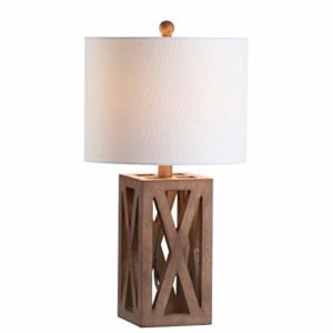 JONATHAN Y Stewart Wood LED Lamp