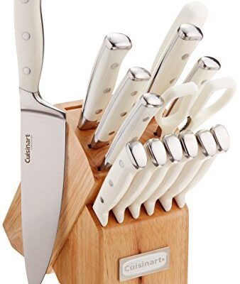 Cuisinart Classic Forged Triple Rivet 15 Piece Cutlery Knife Set