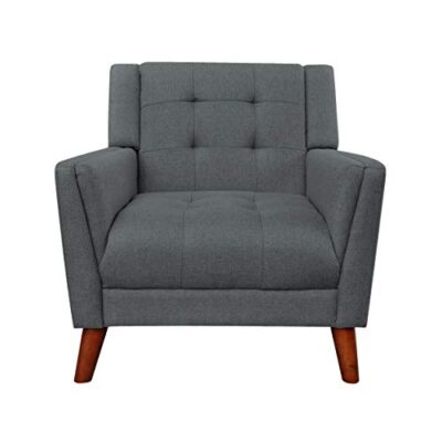 Christopher Knight Home Evelyn Mid-Century Modern Fabric Arm Chair