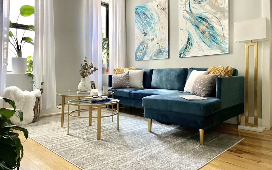 A 575-Square-Foot Brooklyn Rental Shows How Colors Can Soothe