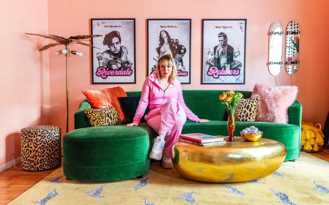 This LA Rental Apartment Has Bold Murals, a Wall of Shoes, and More