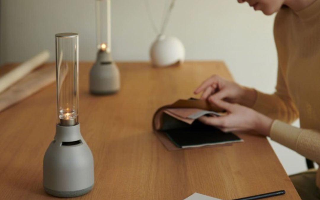 This New Speaker Is Also a Lamp that Flickers Like Candlelight