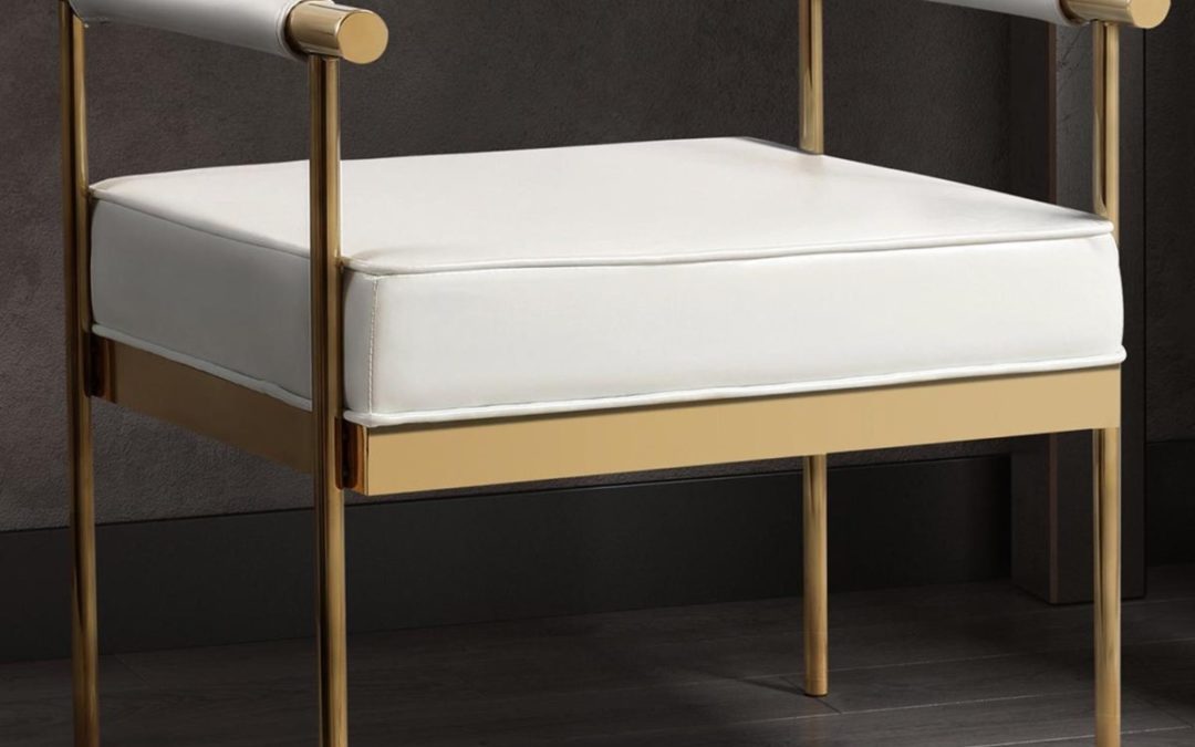 Product Of The Week: Faux Leather Upholstered Entryway Bench