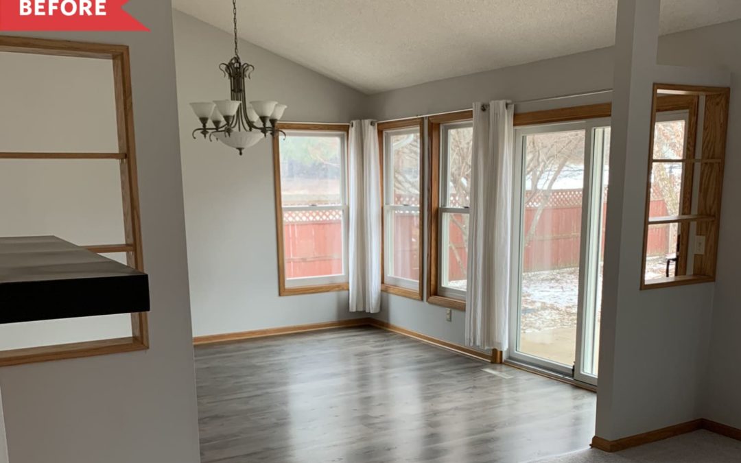 Before & After: A Dim 1990s Dining Room Gets an Unrecognizable Open Concept Redo