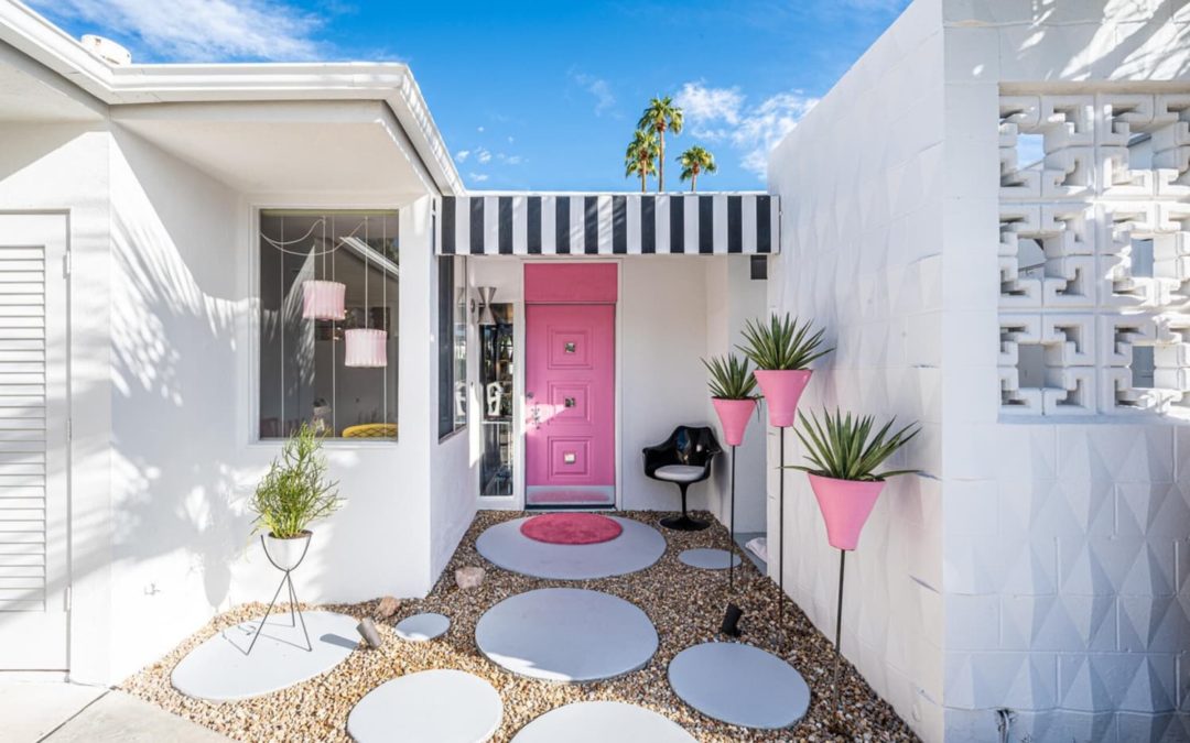 The Quintessential Palm Springs Home Is for Sale — And It Has a Pink Front Door