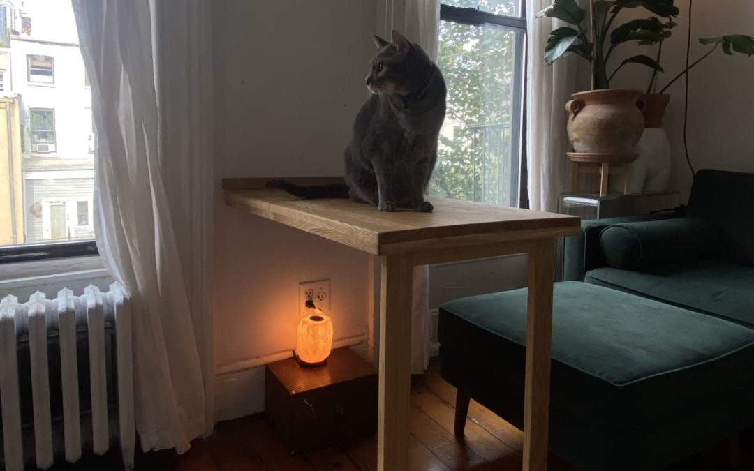 This Ingenious Etsy Desk Takes Up Practically No Space in My Tiny Apartment