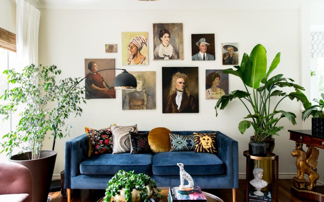 This Unexpected Paint Color Is the Perfect Backdrop for a Gallery Wall, According to an HGTV Expert