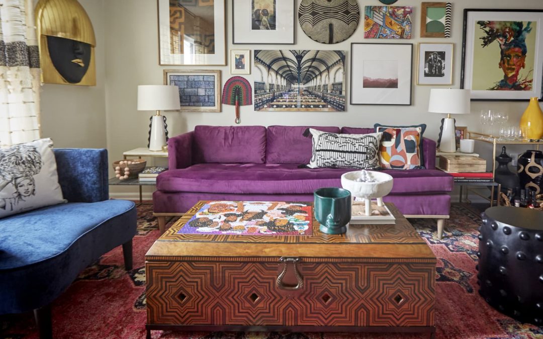 An Interior Designer’s Townhome Is a Perfect Example of Eclectic Maximalism