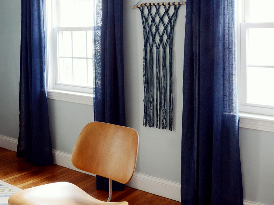 DIY Boho Chic Yarn Macrame Wall Art