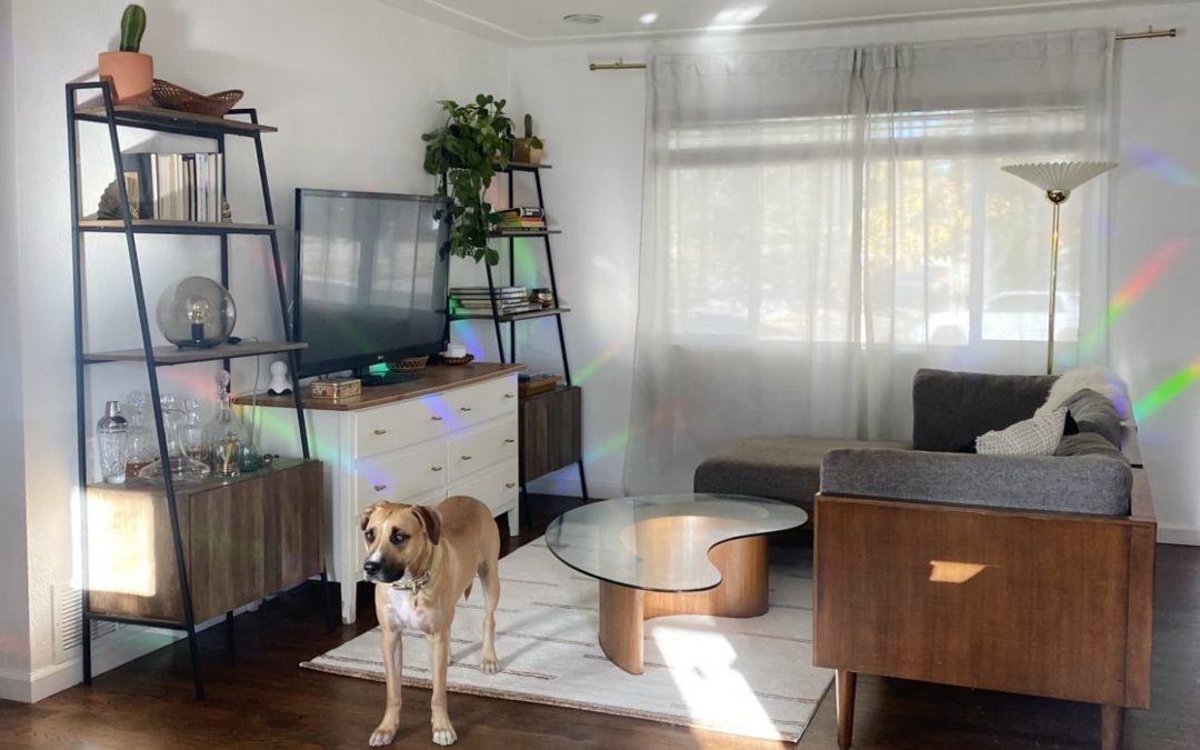 This Renter Ditched Boob Lights, Added Peel-and-Stick Tiles, and More