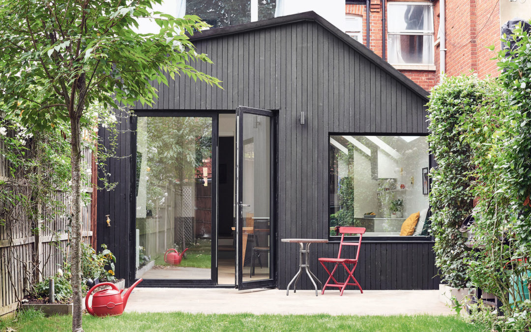 Extending out and up created a stunning new kitchen for this family home