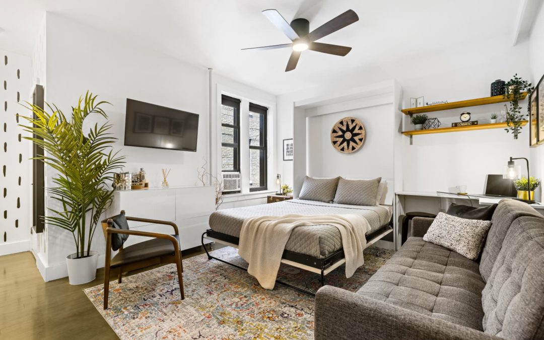 A 525-Square-Foot Harlem Studio Apartment Is a Case Study in Zero Wasted Space