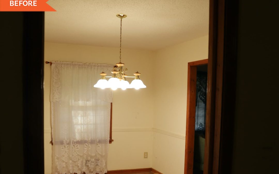 B&A: A 1950s Dining Room Gets a Modern Refresh with a Trendy 2022 DIY
