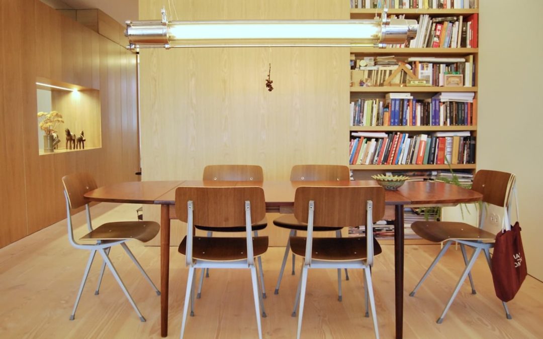 An Architect’s Portuguese Apartment Features a Built-In Curiosity Cabinet