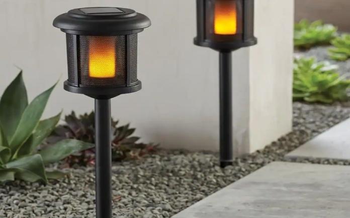 These Flicker-Flame Path Lights Add Flair to Walkways