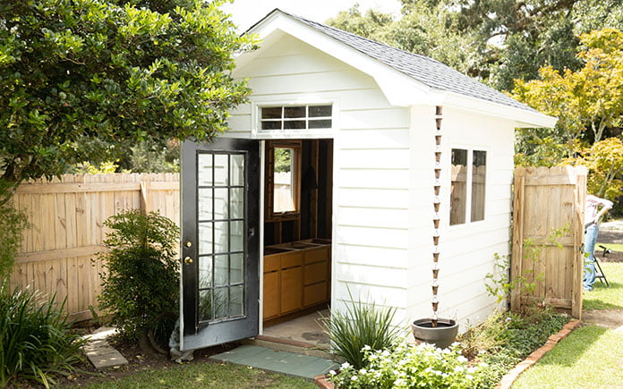 A New Aesthetic for an Outdoor Shed