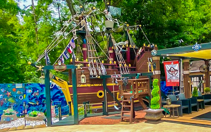Texas Couple Creates Ultimate Pirate Ship Playhouse