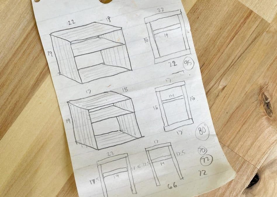 How We Built Modern Wood Nightstands From Butcher Block