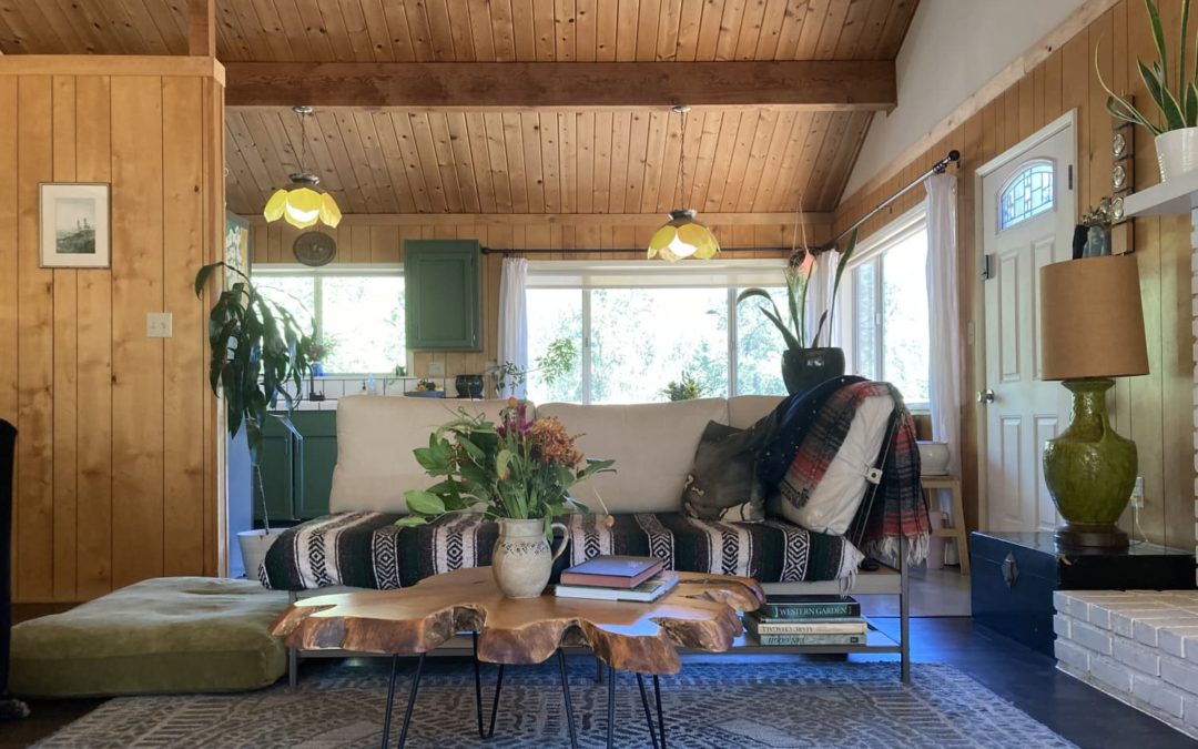 A Cozy Cabin in the Mountains Is Filled With Vintage Finds From Old Owners