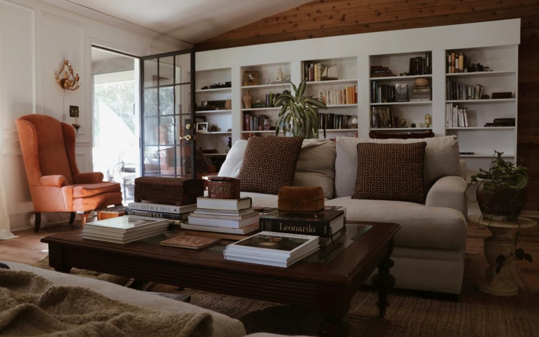 A Moody Dramatic ’90s Ranch House Pulls Inspiration from English & French Design