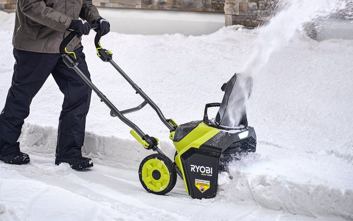 Ryobi’s Electric Snow Blower is Cordless For Your Convenience