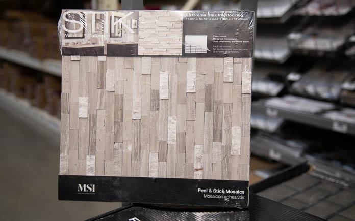 This Peel-and-Stick Backsplash is a DIY Dream Come True