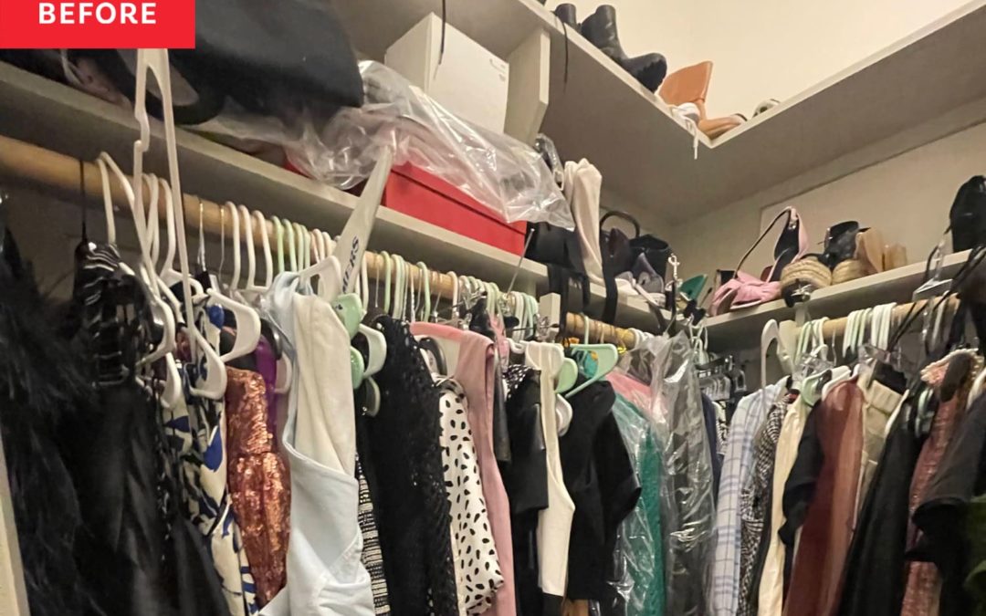 See How a Pro Organizer Turns This Overstuffed Closet into a Functional Space