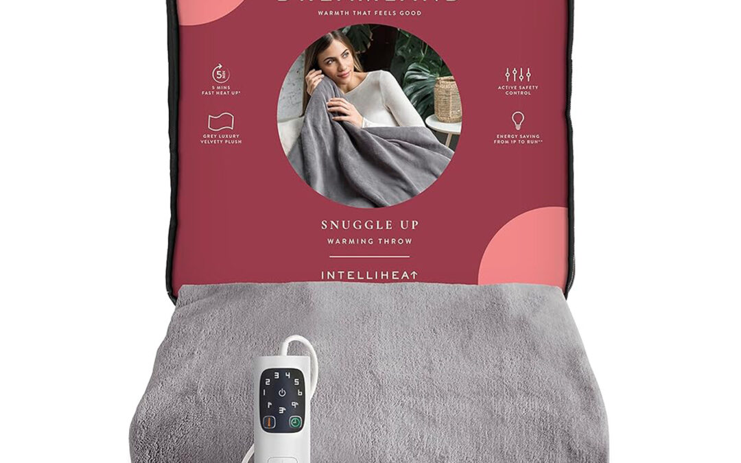 I’ve been using this heated throw every evening to avoid putting my central heating on, and it’s currently on sale