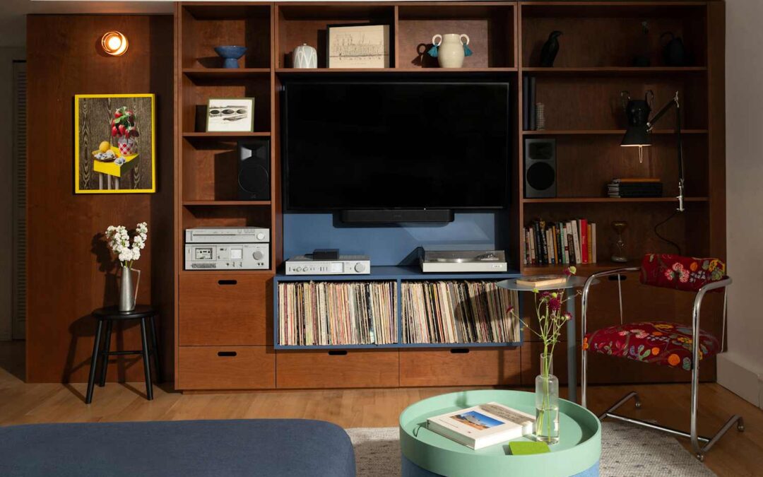 This Retiree Downsized to a Small Rental — and Every Inch Is Moody and Bold