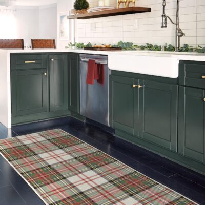 RUGGABLE Washable Plaid Area Rug