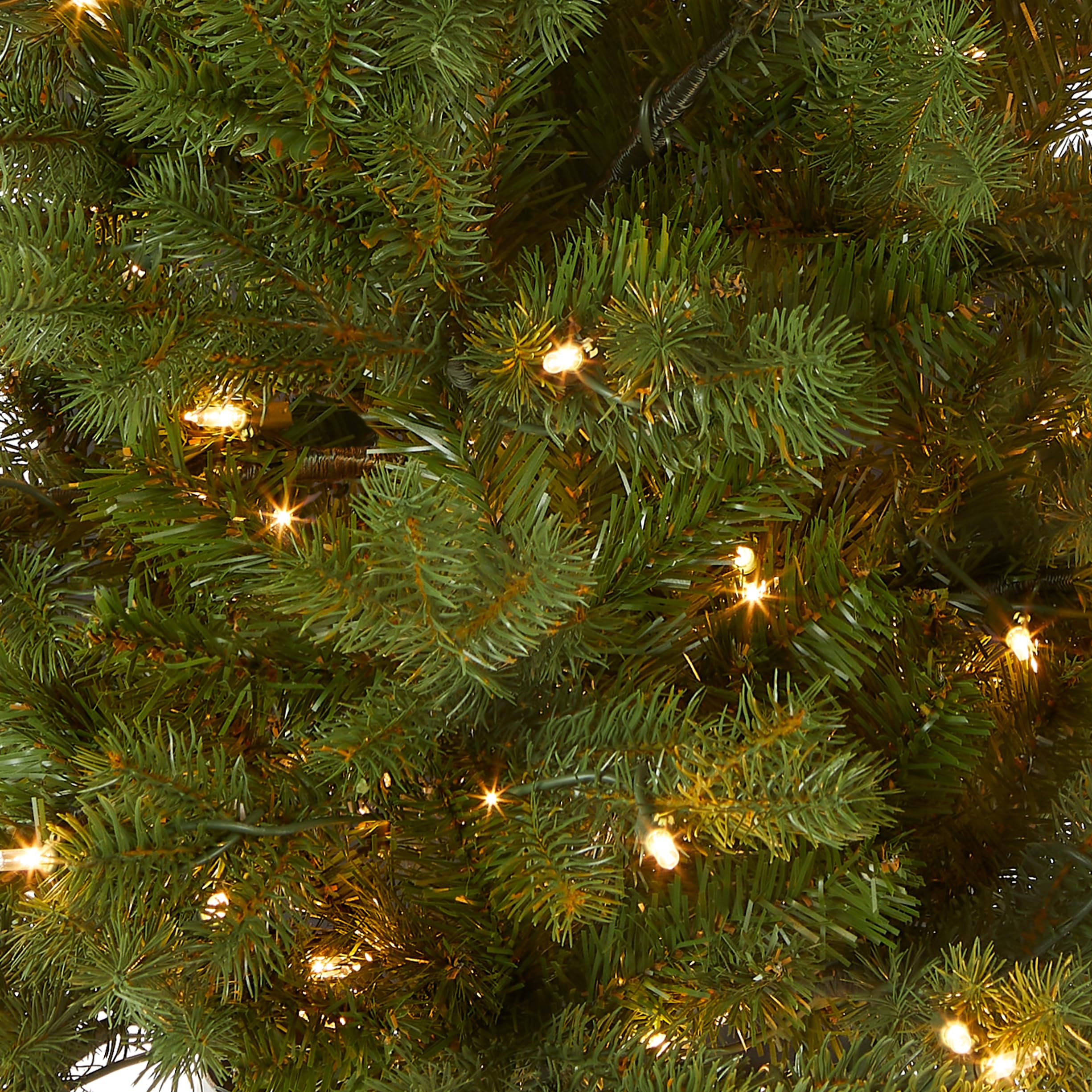 3 ft Pre-Lit Hampton Spruce Mini Artificial Christmas Tree - Image 3