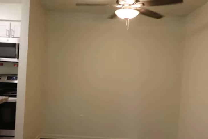 A “Bare Box” Space Becomes a Mid-Century Dining Room for Under $500