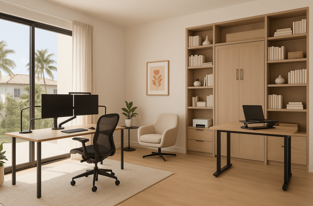 Modern Home Office Ideas Add Real Dollars To A Palm Beach Sale