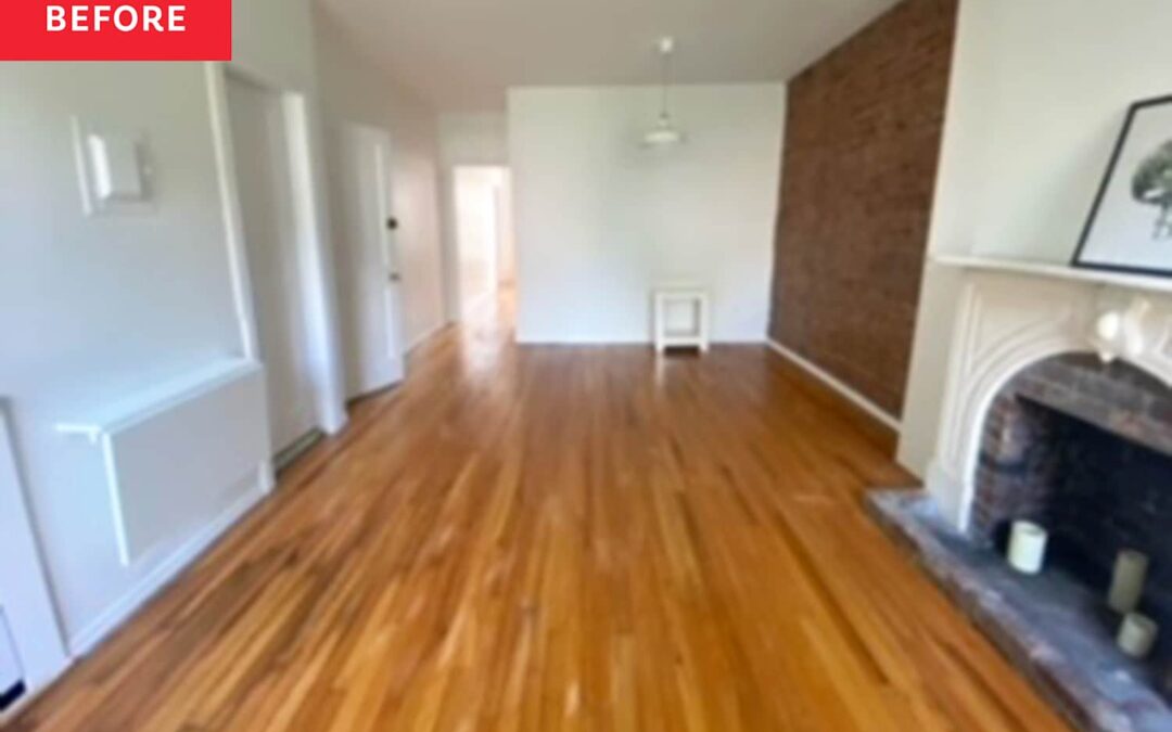 This Living Room Makeover Has the Dreamiest Green Paint Color