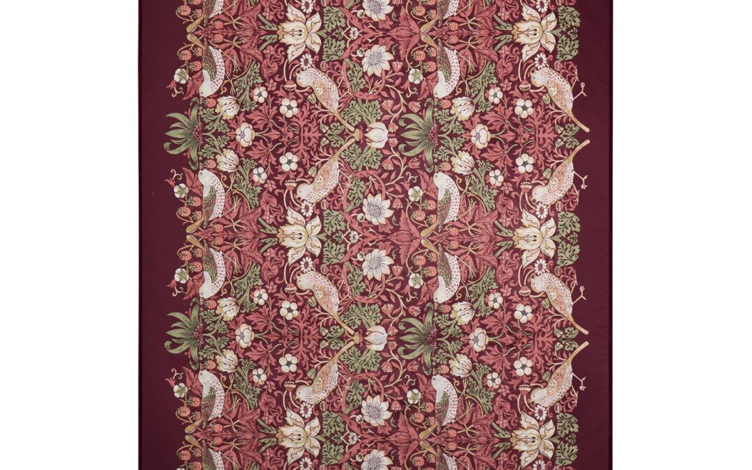 Habitat has quietly dropped new Morris & Co homeware, and I can’t stop lusting after this cosy throw in one of William Morris’ most iconic prints