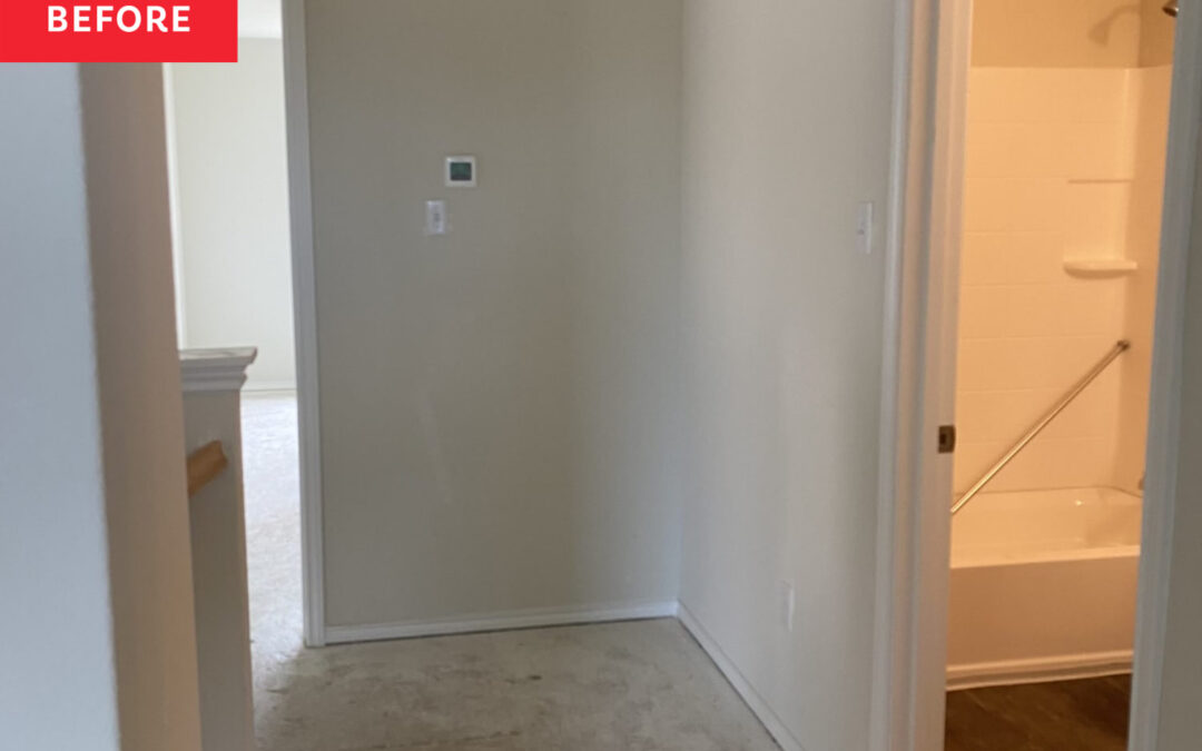 A $330 Upgrade Gave This “No Personality” Hallway Instant Architectural Charm