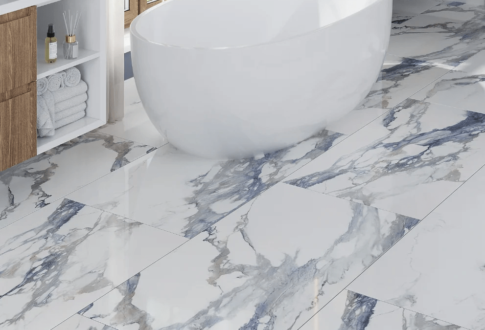 Using Stone Look Tiles to Create Spa-Inspired Bathroom Floors
