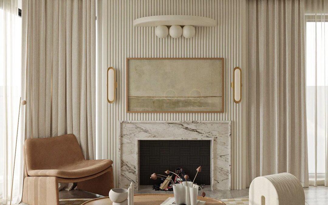 A Modern Home In Beige With Earthy Brown Accents