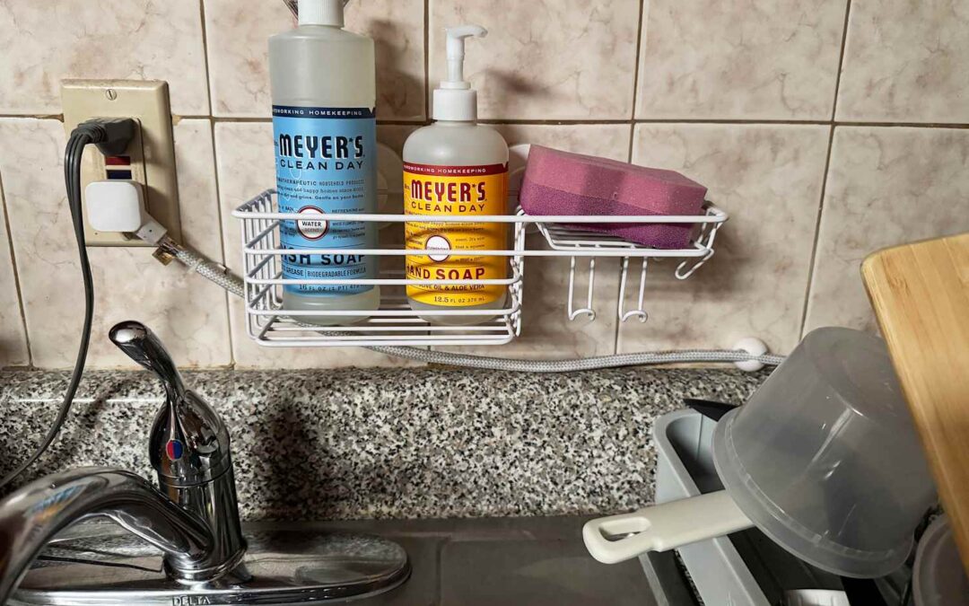 How a No-Drill Shower Caddy Ended Up in My Kitchen
